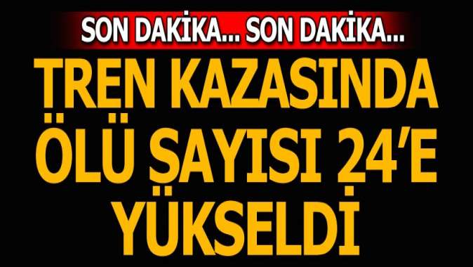 Başbakan Yardımcısı Recep Akdağ kazada 24 kişinin hayatını kaybettiğini açıkladı. Sağlık Bakanı 338 kişinin yaralandığını belirtti.