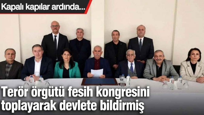 Terör örgütünün ne zaman toplanacağı konuşuluyordu! Kongre gerçekleşmiş