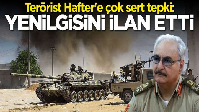 Terörist Haftere çok sert tepki: Yenilgisini ilan etti