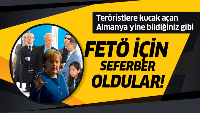 Teröristlere kucak açan Almanya Afrikadaki FETÖ okulları için seferber oldular.