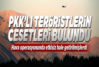 Teröristlerin cesetleri bulundu