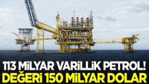 113 milyar varillik petrol rezervi! Değeri 150 milyar dolar