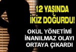 12 yaşında ikiz doğurdu!