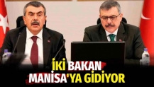 2 Bakan Manisa'ya gidiyor