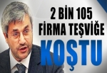 2 bin 105 firma teşviğe koştu