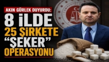 25 şirkete şeker operasyonu
