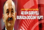 '40 bin Suriyeli Türkiye'de doğum yaptı'