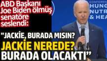 ABD Başkanı Joe Biden ölmüş senatöre seslendi: Jackie, burada mısın?