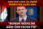 ABD, Esed rejimini kimyasal silah konusunda uyardı