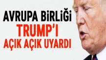 AB'den Trump'a uyarı: Hızla yanıt vermeye hazırız