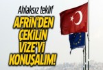 AB'den Türkiye'ye skandal vize serbesti şartı