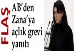 AB'den Zana'ya 'açlık grevi' yanıtı