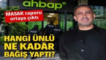 AHBAP'a hangi ünlü ne kadar bağış yaptı?