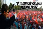 Ahmet Davutoğlu: En iyi kamuoyu yoklaması meydanlardır