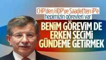 Ahmet Davutoğlu'ndan erken seçim açıklaması