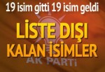 AK Parti MKYK'da 19 isim gitti, 19 isim geldi