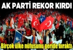 AK Parti rekora koşuyor