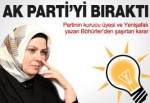 AK Partili Böhürler görevinden istifa etti