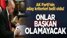 AK Parti'nin yerel seçimde aday kriterleri belli oldu