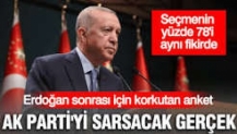 AK Parti'yi sarsacak gerçek: Erdoğan sonrası için korkutan anket
