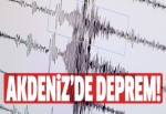 Akdeniz'de 4.9 büyüklüğünde deprem