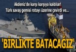 Akdeniz'de çarpışmaya ramak kalmış