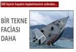 Akdeniz'de yine mülteci teknesi battı