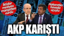 AKP karıştı… İktidar medyası Zeybekci ve Şimşek’i manşetten vurdu! Hakaretler havada uçuştu