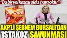 AKP’li Şebnem Bursalı’dan ‘ıstakoz’ savunması: Bu bir yol kazası oldu, hata oldu