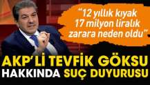 AKP’li Tevfik Göksu hakkında suç duyurusu: 12 yıllık kıyak 17 milyon liralık zarara neden oldu