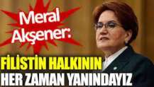 Akşener: Filistin halkının her zaman yanındayız