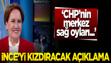 Akşener'den İnce'yi kızdıracak açıklama!