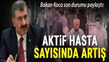 Aktif hasta sayısında artış var