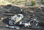 Alev Alan 2 Otomobildeki 5 Kişiyi Yanmaktan Vatandaşlar Kurtardı