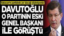 Ali Babacan'ın ekibinde yer alacağı söyleniyordu! Ahmet Davutoğlu, Ufuk Uras ile görüştü!