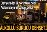 Alkollü sürücü zincirleme kazaya sebep oldu! 3'ü polis 7 kişi yaralandı