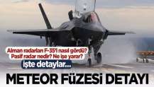 Alman radarları F-35’i nasıl gördü? Pasif radar nedir?