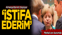 Almanya'da kriz büyüyor! ''İstifa ederim''