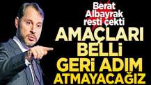 Amaçları belli, geri adım atmayacağız! Berat Albayrak resti çekti