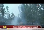 Arnavutluk’ta 21 ayrı yerde yangın