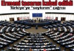Avrupa Parlamentosu Ermeni tasarısını kabul etti