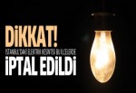 AYEDAŞ elektrik kesintisini iptal etti