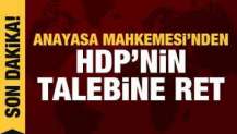 AYM HDP'nin talebini reddetti