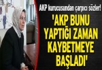 Ayşe Böhürler, AKP’de yaşanan kırılmayı anlattı!