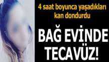 Bağ evinde tecavüz!