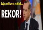 Bağış miktarını açıkladı