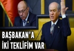 Bahçeli: Başbakan'a iki teklifim var