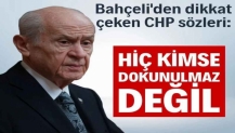 Bahçeli: Kimse dokunulmaz değil