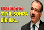 Bakan Dinçer'den bir ilk