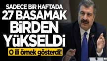 Bakan Fahrettin Koca o ili örnek gösterdi: 27 basamak yükseldi